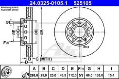 ���� ��������� �������� ������������� VW Passat [B5] (2000-2005) [178ATE24032501051] 24032501051 ����