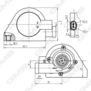 ����� ������� ���������� /GMB ��� Volkswagen Passat; GEW-VW006; 1K0965561B 702074610 V10160005 GMB GEW-VW006 GEWVW006 ����