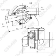 ����� ������� ���������� /GMB ��� Audi A4 A6 S4 Volkswagen Passat 2001-2005 Touareg 2004-2007; GEW-VW018; 078121601 702074750 41530E GMB GEW-VW018 GEW...