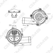 ����� ������� ���������� /GMB ��� Audi A3 A6 TT Volkswagen Golf Bora New Beetle Leon Quattro; GEW-VW016; 078965561 0392020039 0392020054 GMB GEW-VW016...