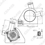 ����� ������� ���������� /GMB ��� Audi A4 A5 Q5 Amarok 2008-; GEW-VW013; 06H965561 702074900 V10160016 GMB GEW-VW013 GEWVW013 ����