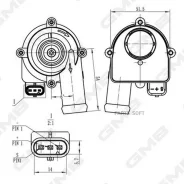 ����� ������� ���������� /GMB ��� Audi A4 A5 A6 Q5 Q7 2012-; GEW-VW023; 06H121601G GMB GEW-VW023 GEWVW023 ����