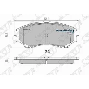������� ��������� (�������) Ford Ranger USA 97-11 / Mazda B-Series 98-06 SAT ST-UMY4-33-28Z, �������� STUMY43328Z ����