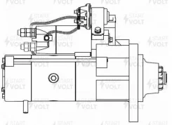 ������� ��� �/� man tgx (07-) � ��. d2066lf25/d2066lf26 24� Startvolt LST1298 LST1298 ����