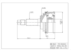 ���� �������� /������ /����� HDK ��� Toyota Corona 1992-1996 Exiv Celica 1992-1999 3S-GE; 25*56*26; TO-005A48; (TO-065A48 TOE065A TO005) 4341020730 HD...
