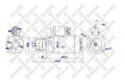 �������! 24v 4kw 11 ������ 45 ��. ������ volvo Stellox 8802027SX 88-02027-sx_ 8802027SX ����