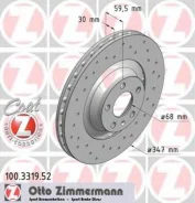 ��������� ���� �������� ������������� ��������������� audi Zimmermann 100331952 Vag: 4F0615301G 4F0615301F Audi A6 (4f2 C6). Audi A6 Allroad (4fh 1003...