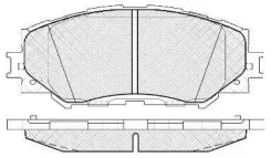 ��������� ������� /������ /SB Nagamochi ��� Daihatsu Mebius 2013-21 Lexus HS250h 2009-18 Allion 2007-21 Auris 2006-18 Corolla 2006 BP21524 (TG742C HN5...