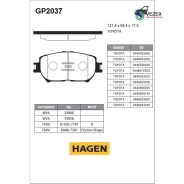 ������� �������� Toyota Camry V30 01-06 GP2037 Sangsin Brake GP2037 GP2037 ����