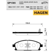 ������� ��������� �������� �����:Hagen Sangsin Brake GP1365 GP1365 ����