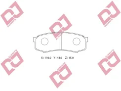 ������� ��������� �������� ������/AN-337K, D2090, PF-1243/Djparts-BP1009 BP1009 ����
