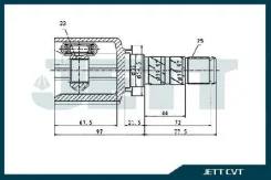 ���� ���������� JETT V40-1072 V401072 ����