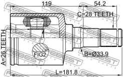 ���� ���������� ����� 26x33.9x28 [2111CA2LH] 2111CA2LH ����
