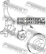 ������� �������� ������ Febest 0182GRX125FRH 0182GRX125FRH ����