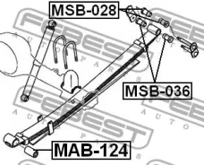 ����������� ������ ������� Febest MAB124 MAB124 ����