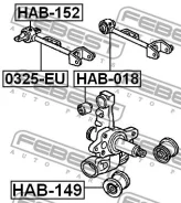 ����������� ������ ����� Febest HAB149 HAB149 ����