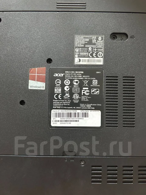 Acer Aspire E1-522. ��� 4 ��, WiFi: 1, Bluetooth: 1 ����