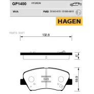 ������� �������� Hyundai Elantra MD, i30 II 12-, KIA CEED II 12- GP1400 Sangsin Brake GP1400 GP1400 ����