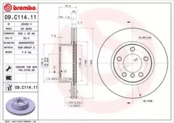 ���� ��������� UV Coated �������� ��� BMW 3, BMW 1, BMW 4 ���� brembo 09c11411 09C11411 ����