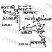 ���� � ������������ ����������� 0429-008-KIT Febest 0429008KIT 0429008KIT ����