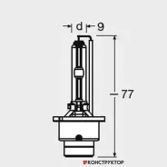 ����� D4S 42V 35W P32d-5 Xenarc Classic ����/�������� 1 ��. Osram 66440CLC 66440CLC ����