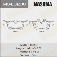 ������� �������� Masuma MS-E0208 / P06093 BMW X2(F39) X3(G01) rear Masuma, ������ MSE0208 ����