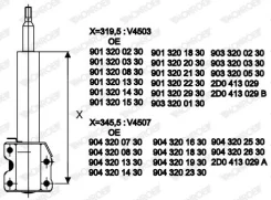 MB Sprinter 95-06 L=345 v4507 Monroe V4507 ����