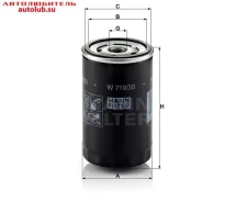 ������ �������� W719/30 MANN W71930 ����