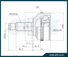 ���� ������� JETT V41-3083 ABS V413083ABS ����