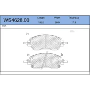 ������� ��������� �������� | ����� | Great WALL POER 2.0 Pickup 09.21- Jeenice WS462800 WS462800 ����
