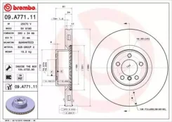 ���� ��������� UV Coated | ����� | Brembo 09. A771.11 09A77111 ����