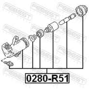 ������� ��������� ������� | ����/��� | Febest 0280R51 0280R51 ����