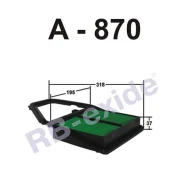 A-870 17220-PLC-000 (������ ���������) Rb-exide � A870 ����