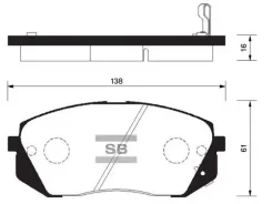 ������� ��������� �������� Kia Carens 2.0CVVTi/CRDi 06 SP1196 SP1196 ����