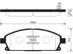 ������� ��������� Nissan Pathfinder 97-04/X-Trail 01-07 �������� SP1365 SP1365 ����