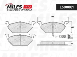 ������� ��������� �������� (����� Ceramic ����� PRO) AUDI A3 03/VW G4/G5/Skoda Octavia 1.4/1.6/1.9D (TRW GDB1658) E500061 E500061 ����