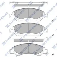 ������� �������� �������� Chevrolet Tahoe, Cadillac Escalade, Ssung Yong Musso HI-Q SP1561 SP1561 ����