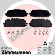 ������� �������� �����. 194x74x17 Audi A4/A5/Q5/Q7 1.4TFSI-2.0TFSI/2.0TDI/3.0TDI 15 Zimmermann 258611702 ����
