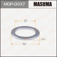 ����� ����� ������������� (18.3x25.6x2) 50 ��. Masuma MDP-0037 MDP0037 ����