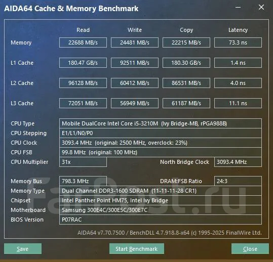 Intel Core i5-3210M ����