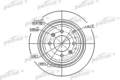 ���� ��������� �������� ������������� Peugeot 406 95-99 260x24x4 [178Metelli230455] 230455 ����