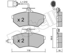 ������� ��������� �������� �������� VW GOLF III 92-98 2.0i 16V GTI/� �������� [178Metelli2200501] 2200501 ����