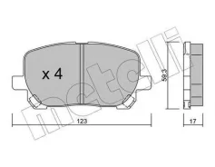 ������� ��������� �������� �������� Toyota Picnic 2.0/2.0TDI 01/Pontiac VIBE (2002) +Corolla/Matrix USA [178Metelli2204270] 2204270 ����