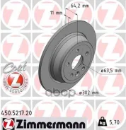 ���� ��������� ! ����. 302x11/64-5x108 Volvo S60/S80/V60/V70/XC70 1.6-4.4/1.6D/2.0D/2.4 [178Zimmermann450521720] 450521720 ����