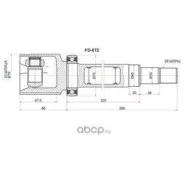 ���� (�������/ ������/ �����) Ford Focus 04-11 / C-MAX 07-10 [178Satfd672], ������ �������� FD672 ����