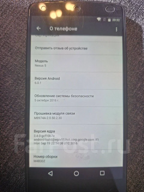 LG Nexus 5. �/�, 32 ��, ������, 3G, 4G LTE ����