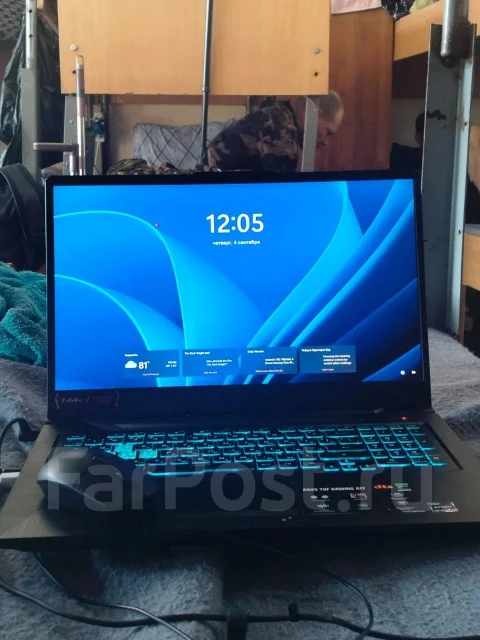 Asus TUF Gaming A17. 17.3", 144����, ��� 16 ��, ���� 512���, WiFi: 1, Bluetooth: 1, ����������� �� 1��. ����