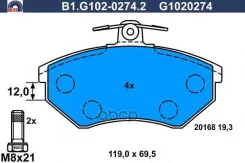 ������� ����. ���. Galfer ���. B1-G102-0274-2 B1G10202742 ����