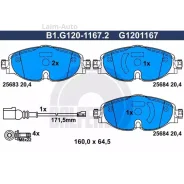 ������� ����. ���. AUDI A3 12-/ Skoda Octavia 12-/ VW Golf VII 12- B1G12011672 ����