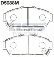 ������� ��������� �������� D-5088 ��� Honda �������� ������������� MK Kashiyama ������ 45022-ST7-405 45022-ST7-A00 45022-ST7-416 D-5088 AN-419 PF-8337...